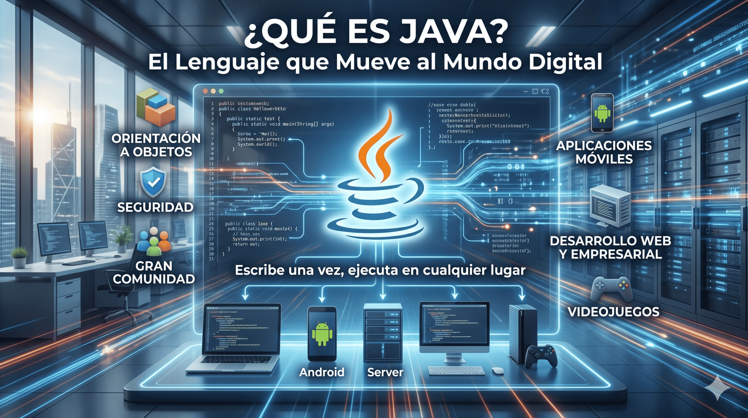 Portada: ¿Qué es Java y para qué sirve? Guía completa del lenguaje líder